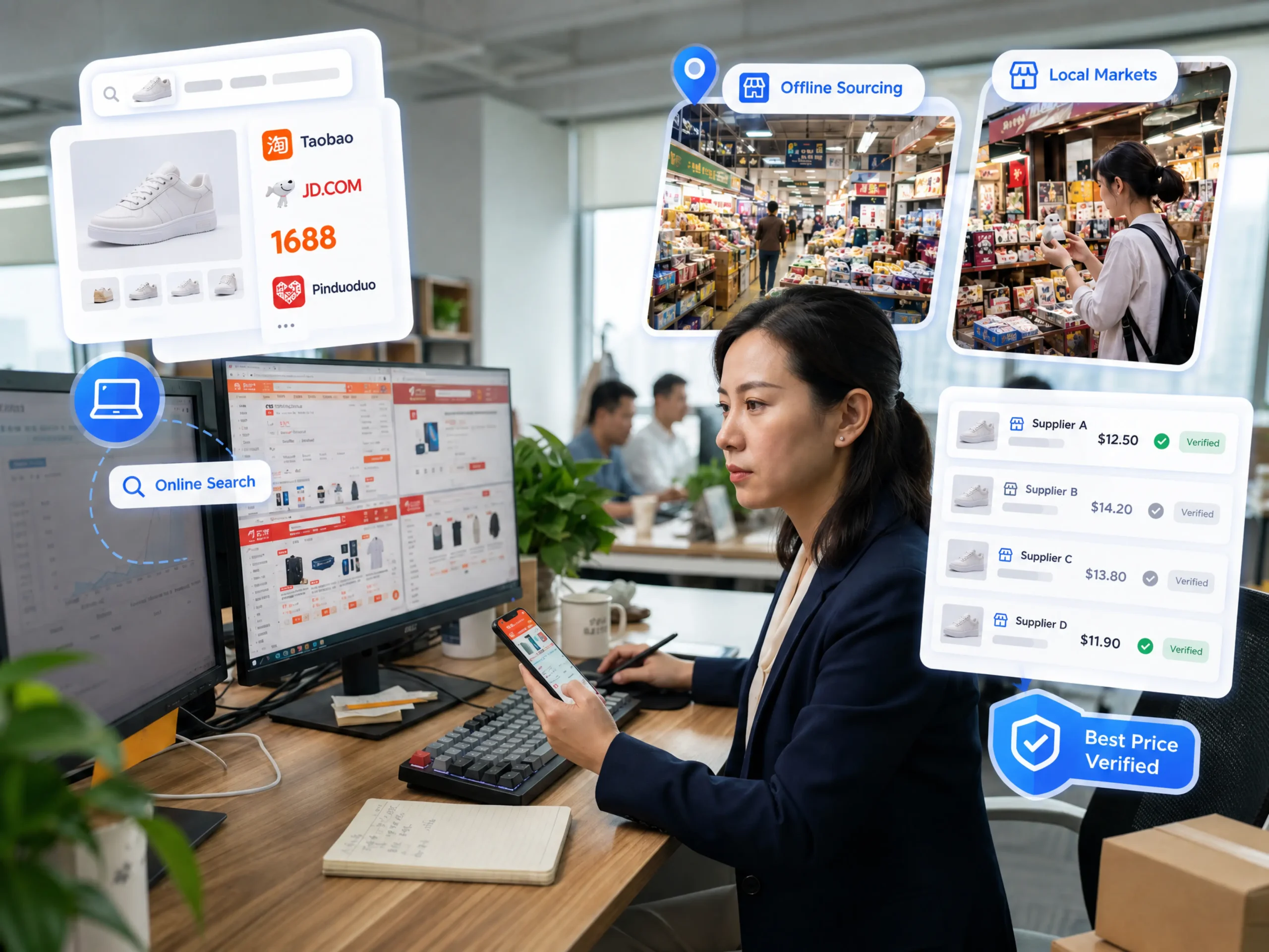 We search and compare prices